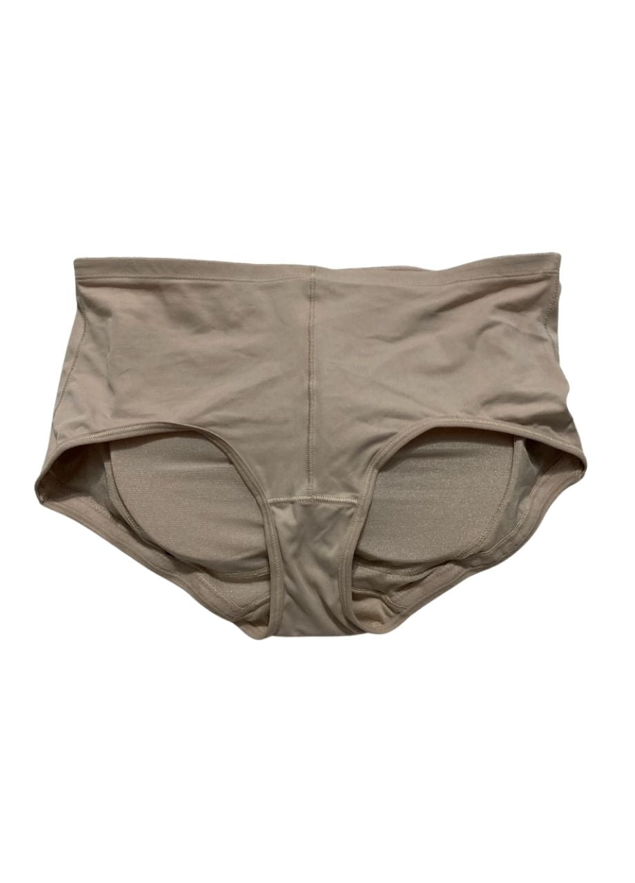 LEONISA Butt Lifting Shapewear Booty Lifting Pantie BEIGE L
