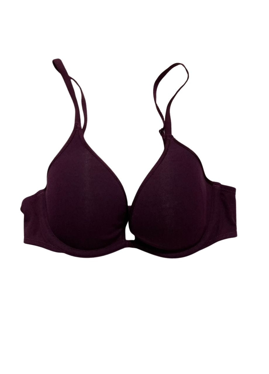 B.TEMPT´D Cotton to a Tee Plunge Convertible T-Shirt Bra PURPLE
