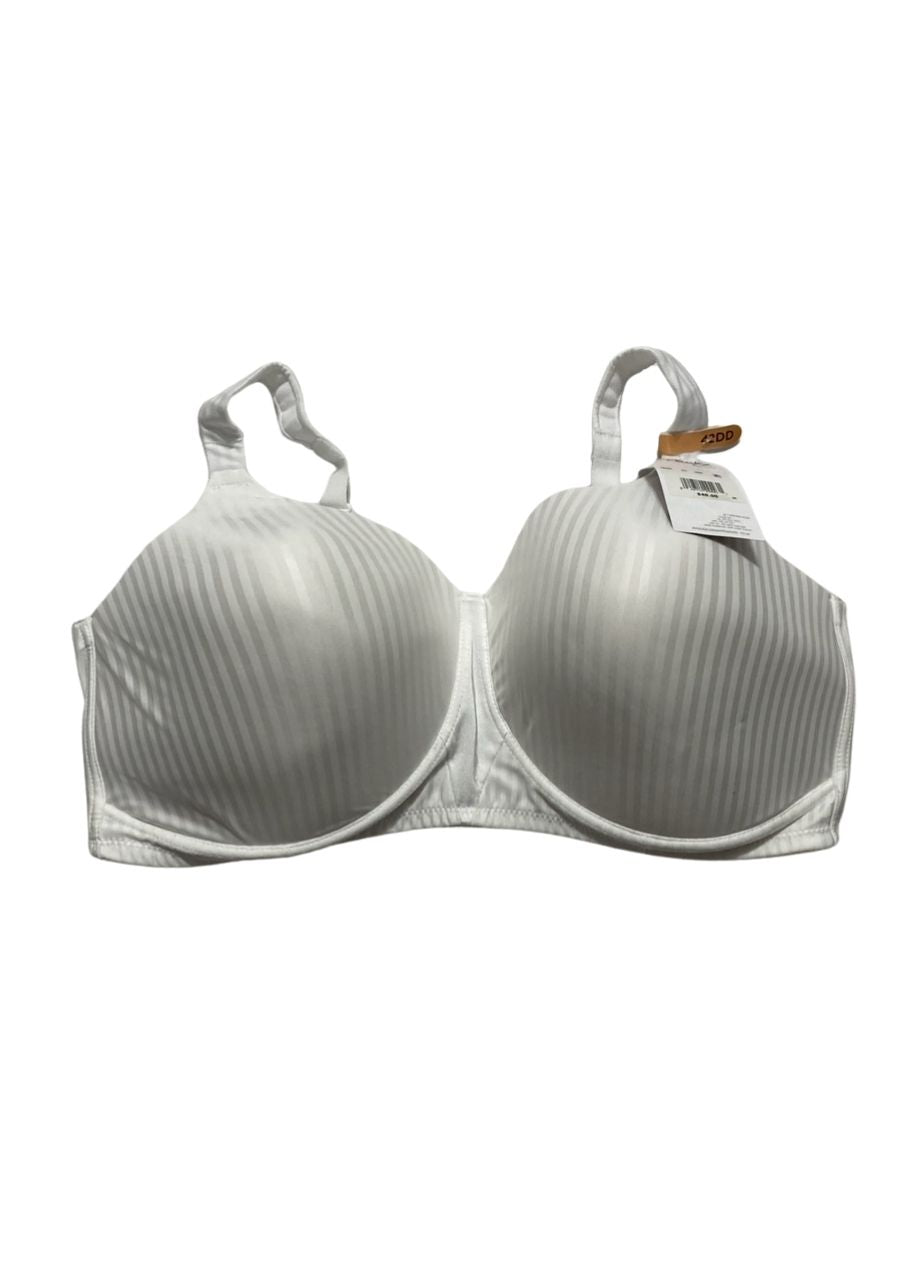 PLAYTEX Smooth Wireless Bra, Full-coverage T-shirt Bra WHITE STRIPE 42DD
