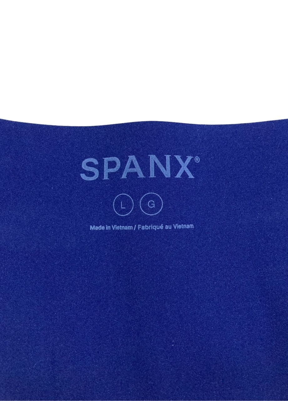 SPANX Undie-tectable Thong BLUE L