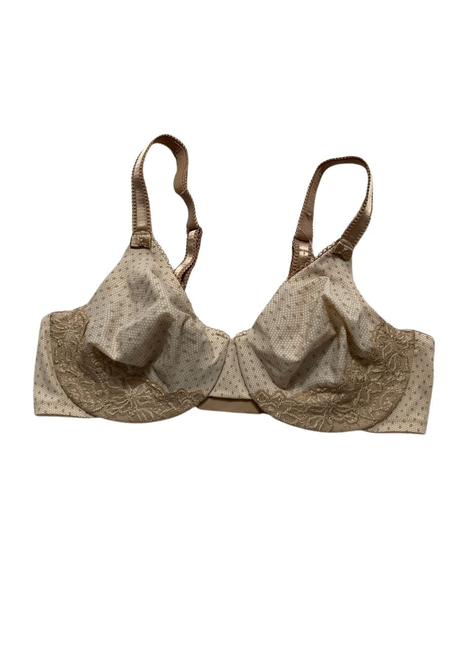 OLGA Luxury Lift Full-Figure Full-Coverage Bra BODYTON LACE DOT PRINT 38C