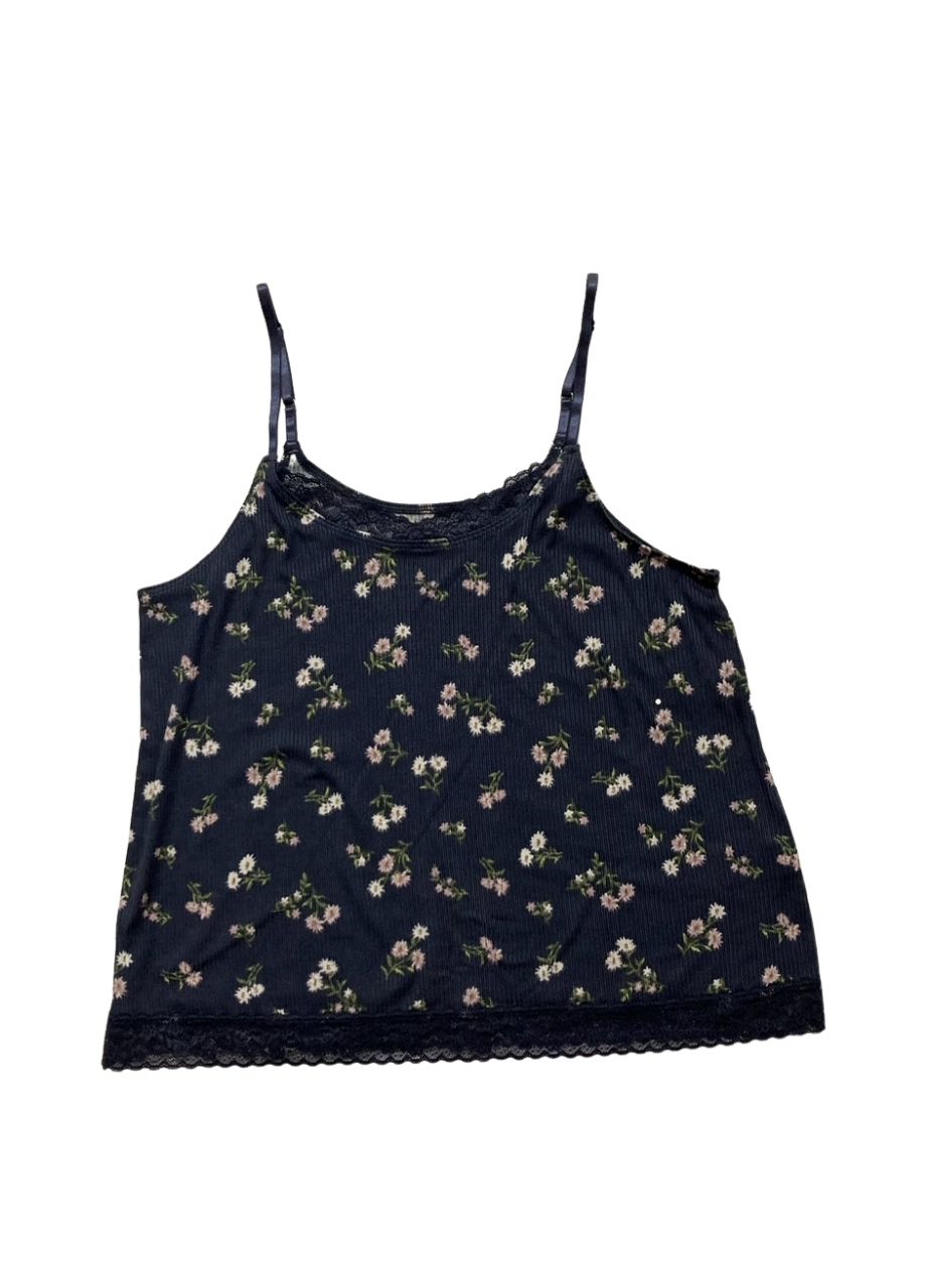 ROUDELAIN Pull On Cami Top DITSY GREY M