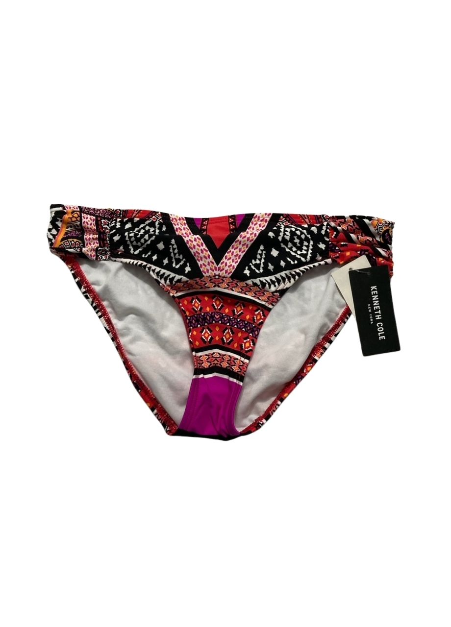 KEMMETH COLE New York Without Borders S, XL Tab Hipster Bikini Bottom RED