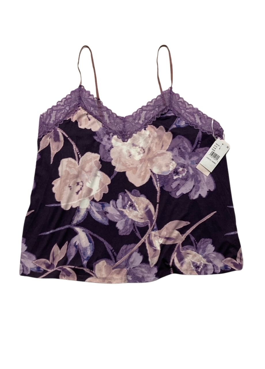 LINEA DONATELLA 2-Pc. Cropped Knit Pajamas Set VIOLET