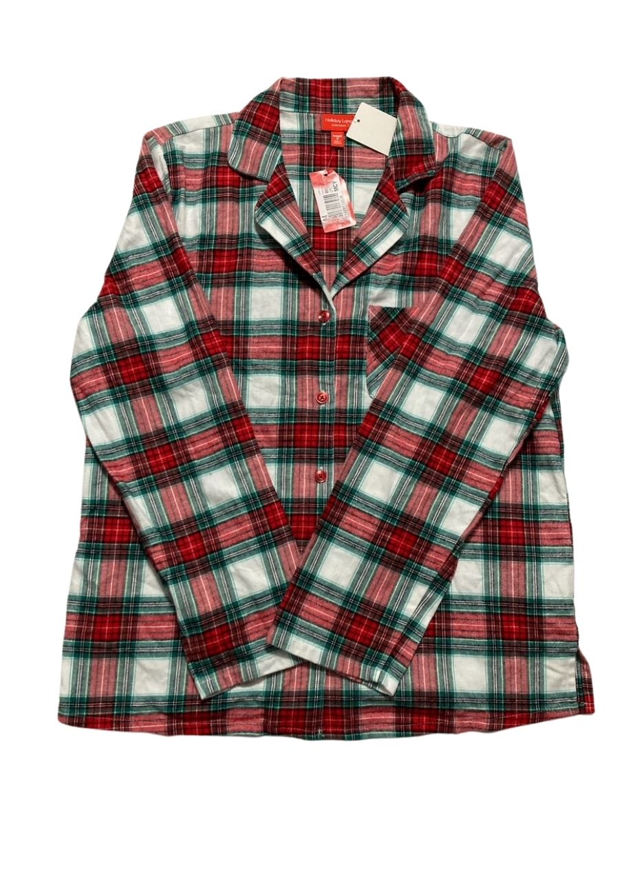 HOLIDAY LANE Merry Plaid Cotton Pajama Pants MERRY PLAID M