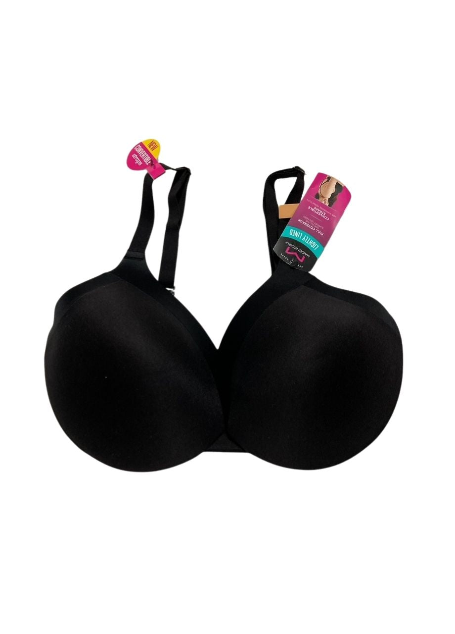 MAIDENFORM Comfortable Devotion Extra Coverage Bra BLACK 36DD
