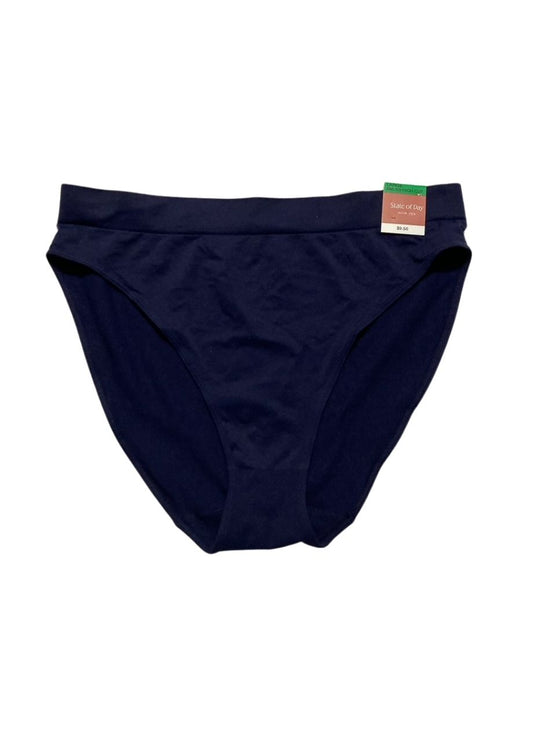 STATE OF DAY Seamless High-cut Underwear NAVY DAWN L