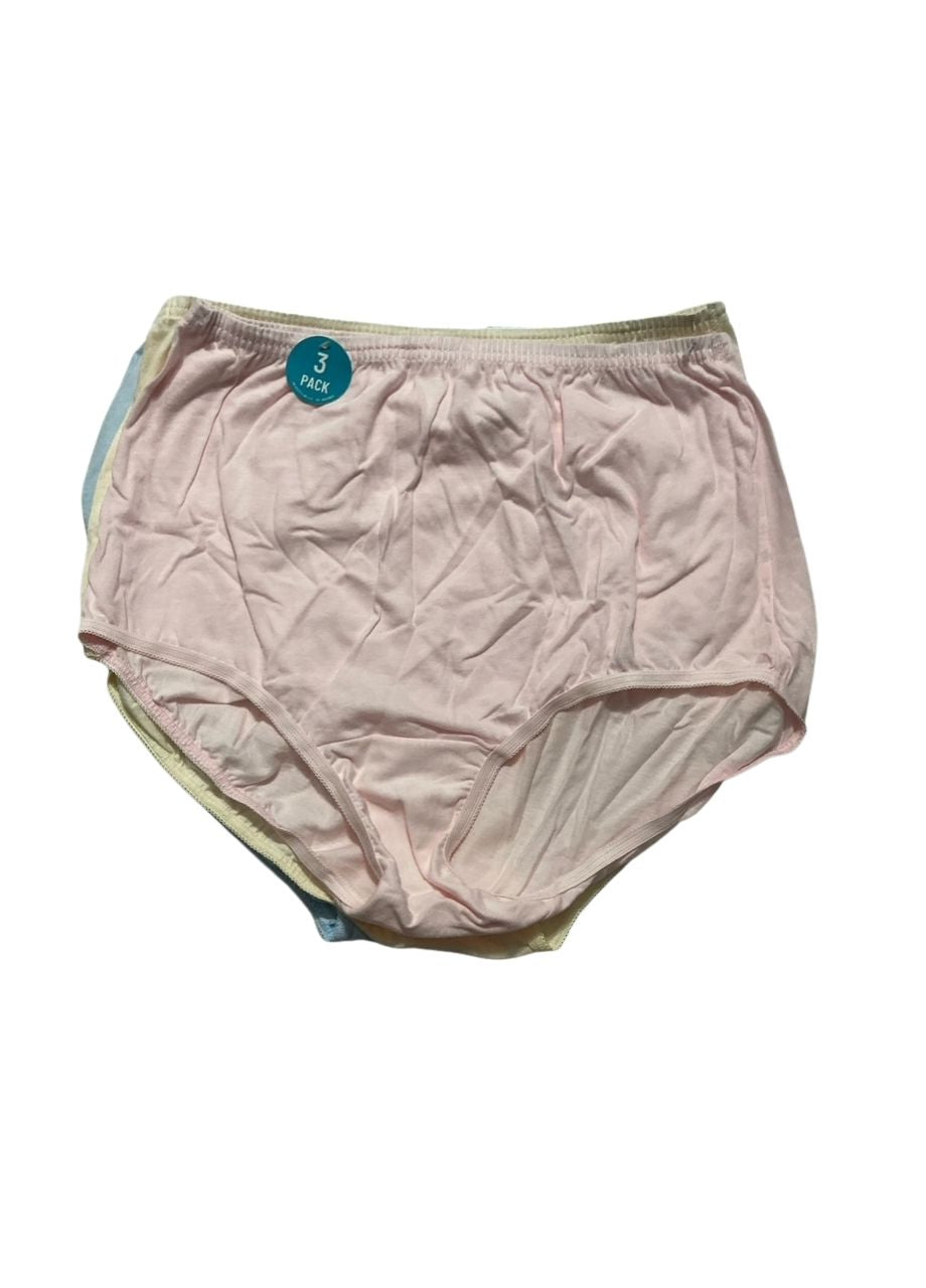 VANITY FAIR High Waisted Underwear 3 Pack MULTICOLOR L