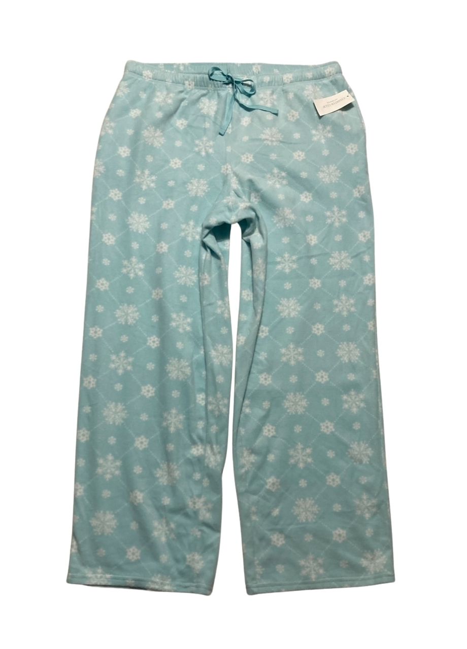 CHARTER CLUBSnowflake Dreams Plush PJ Pants LIGHT BLUE XL