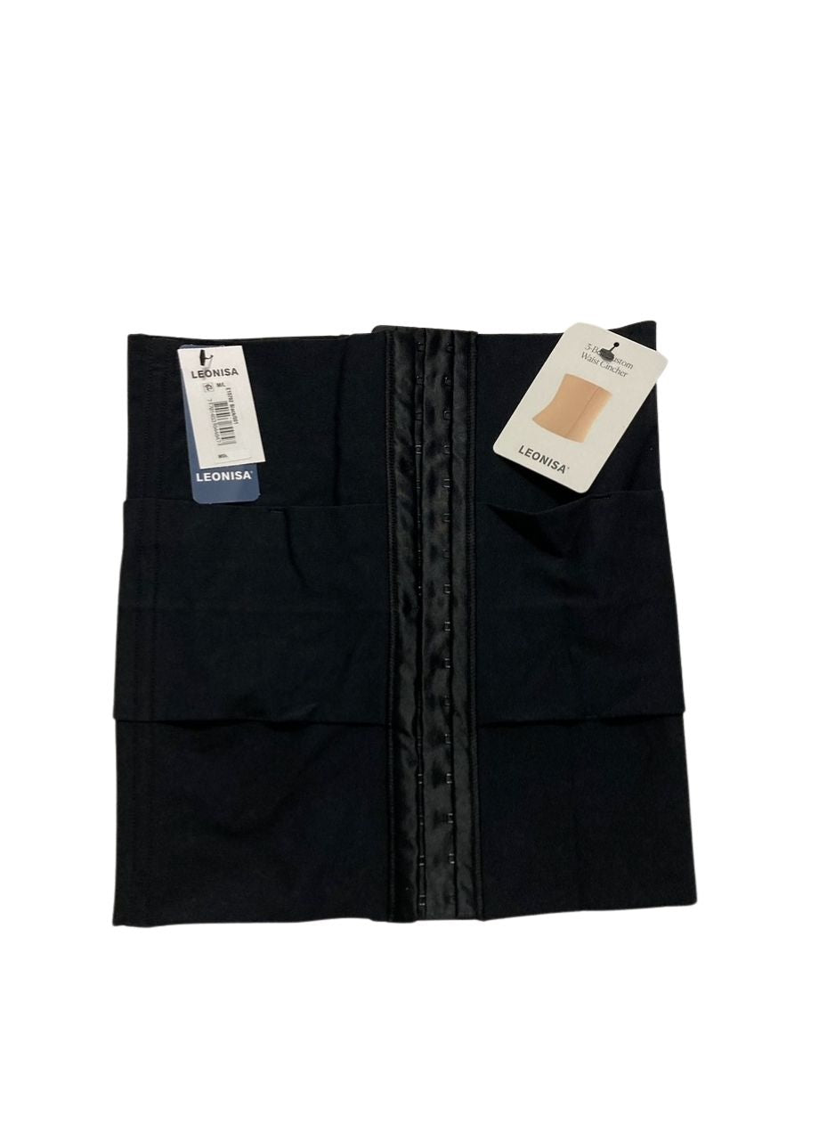 LEONISA Seamless Colombian Compression Waist Cincher BLACK M