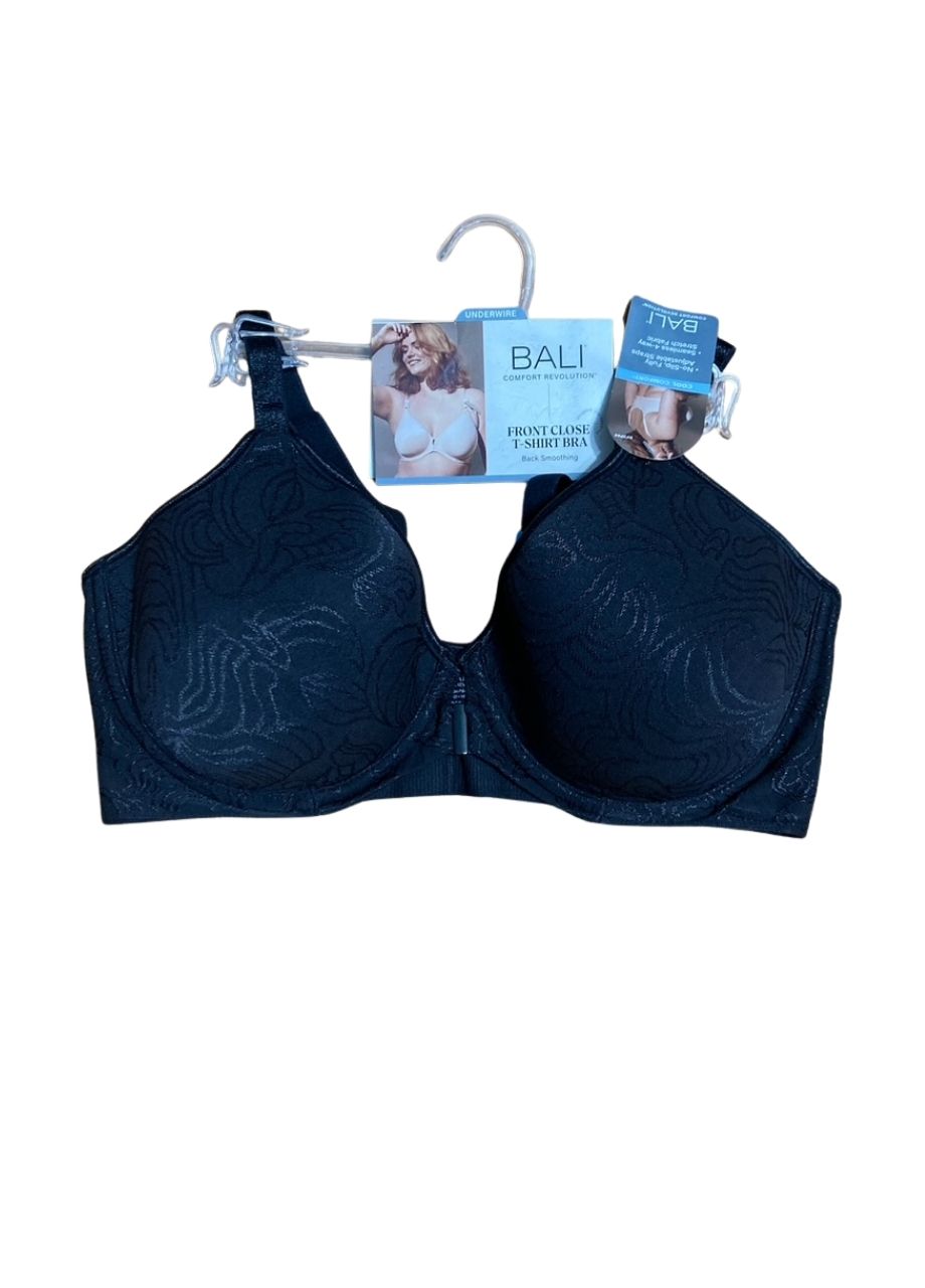 BALI Comfort Revolution Front Close Bras BLACK 38C