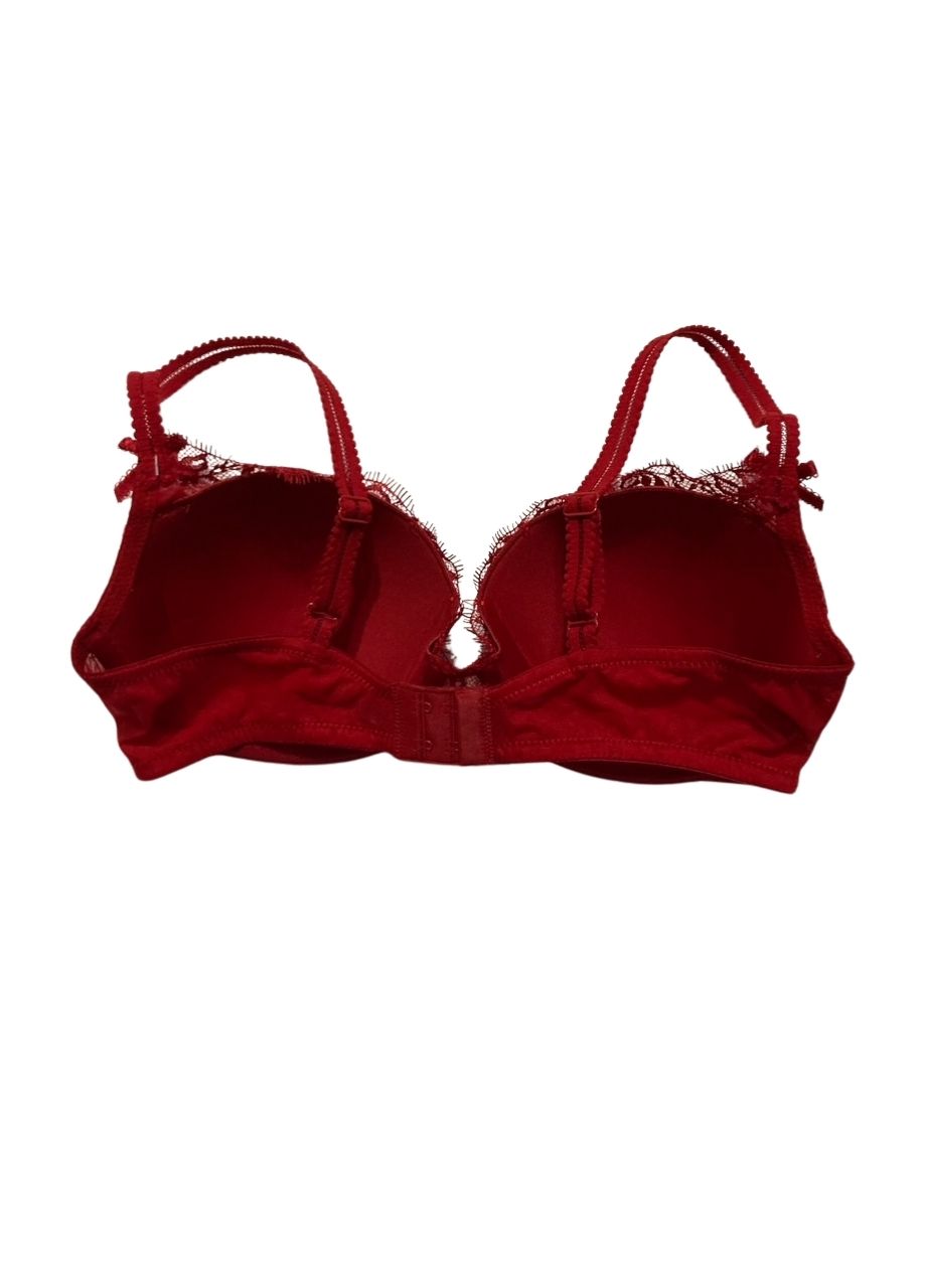 B.TEMPT´D Lace Demi Contour Underwire Bra RED 34D