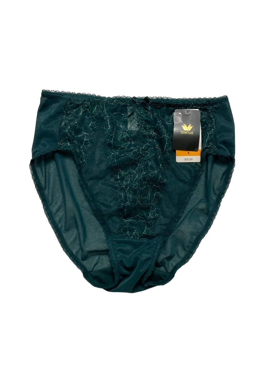 WACOAL Retro Chic Hi-Cut Brief Pant GREEN S