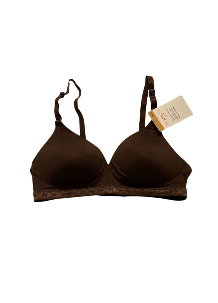 WARNER'S Super Soft Wireless Lightly Lined Comfort Bra MAHOGANY