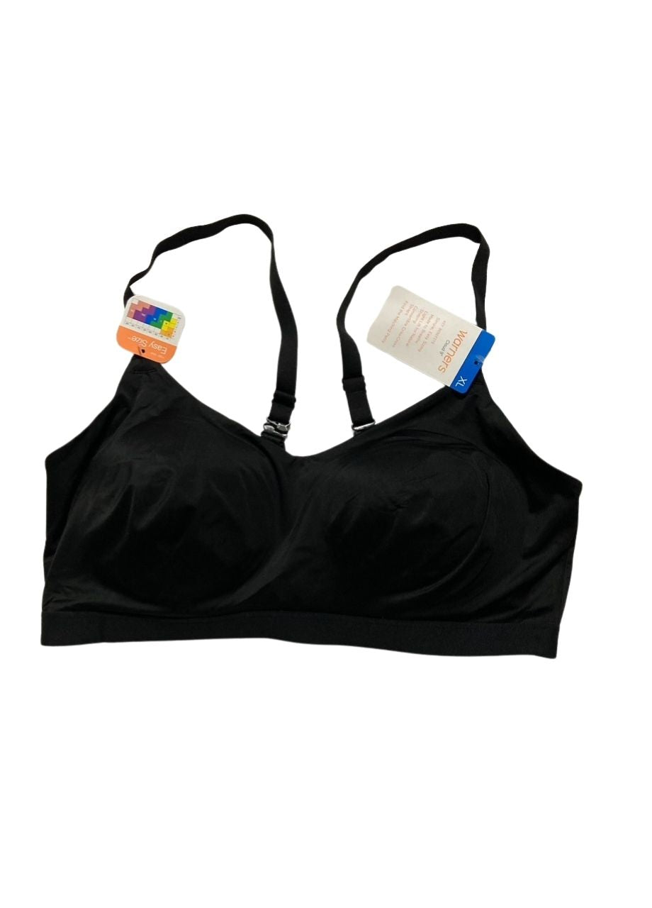 WARNER'S Cloud 9 Super Soft Wireless Lift Convertible Comfort Bra BLACK XL
