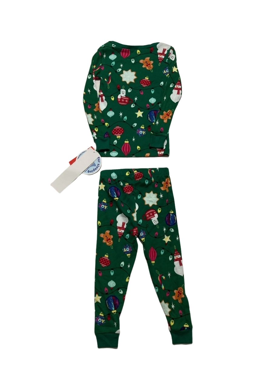 HOLIDAY LANE Festive Green Holiday Pajama Set GREEN 24MO