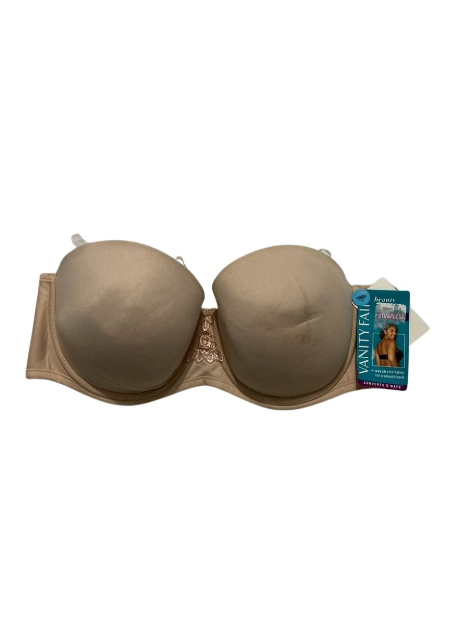 NWD VANITY FAIR Beauty Back Smoothing Strapless Bra ROSE BEIGE 42C