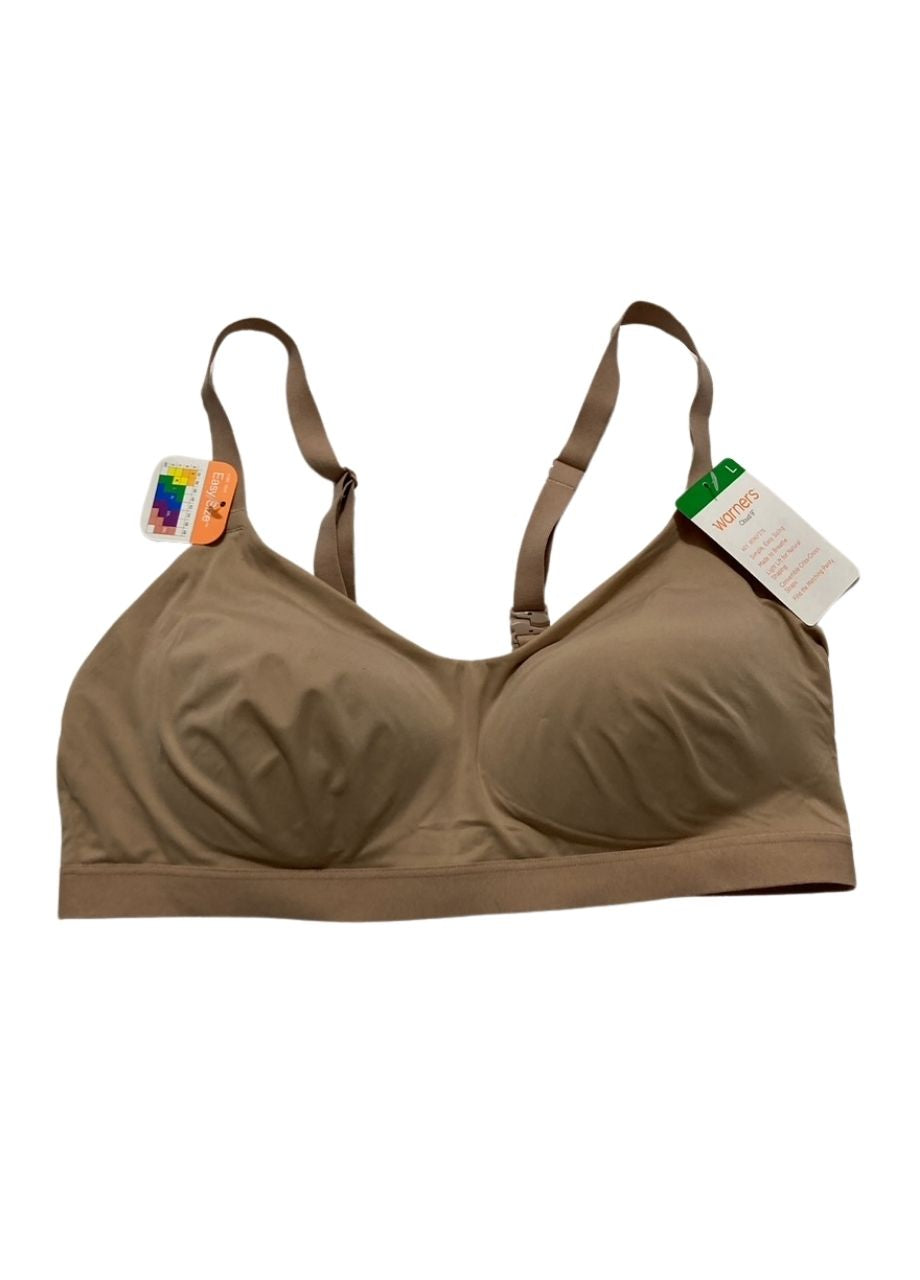 WARNER'S Cloud 9 Super Soft Wireless Lift Convertible Comfort TOASTED ALMOND L