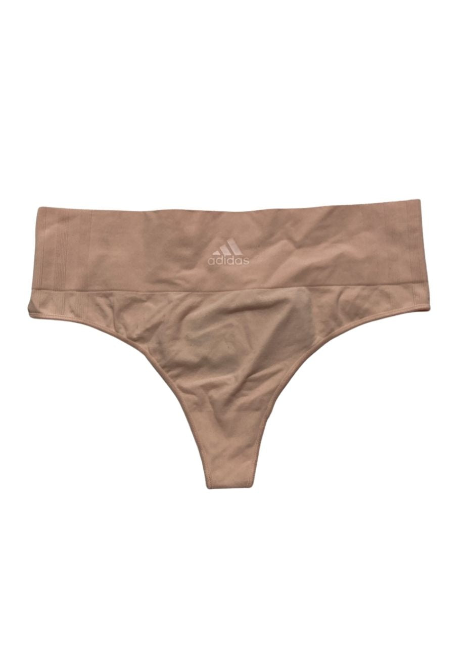 ADIDAS Micro-Stretch Seamless Thong Panties PEACH WHIP L