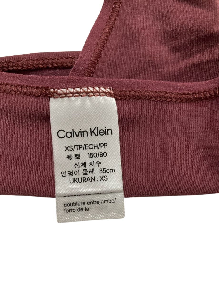 CALVIN KLEIN Underwear String Thong RED XS