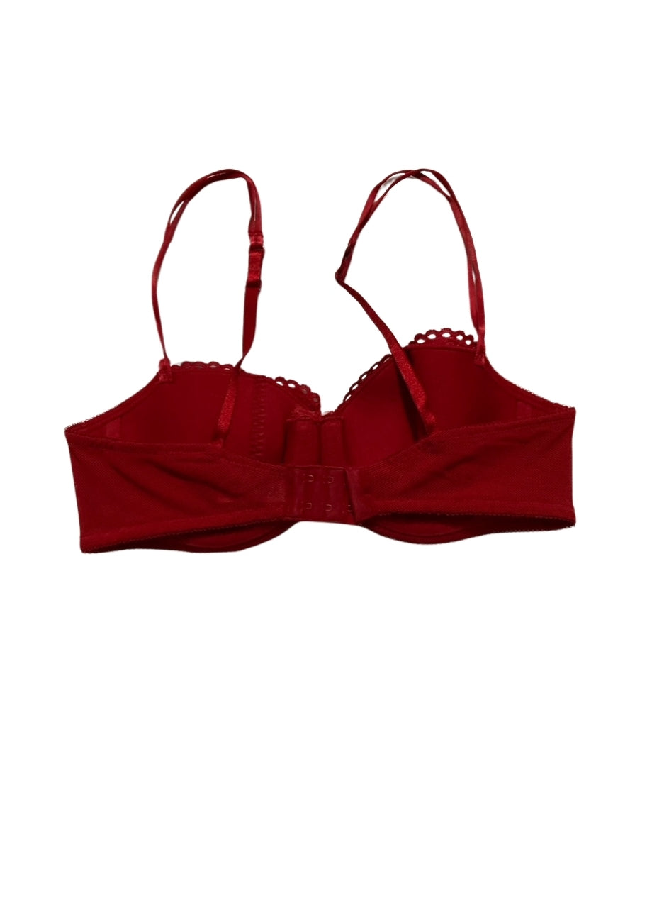 B.TEMPT´D Ciao Bella Lightly Padded Balconette Underwire Bra RED 36C
