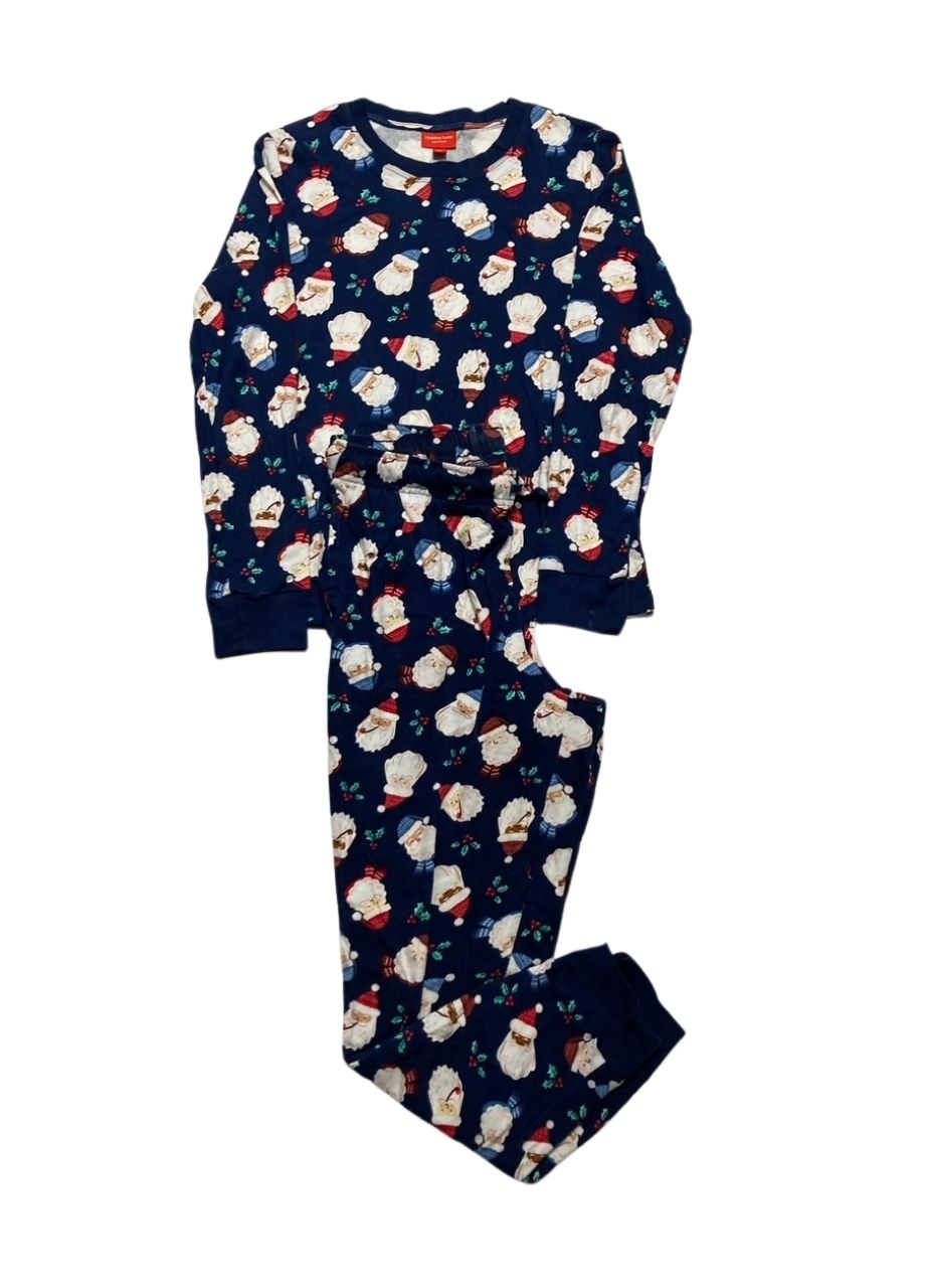 HOLIDAY LANE Santa Family Pajama Set NAVY M
