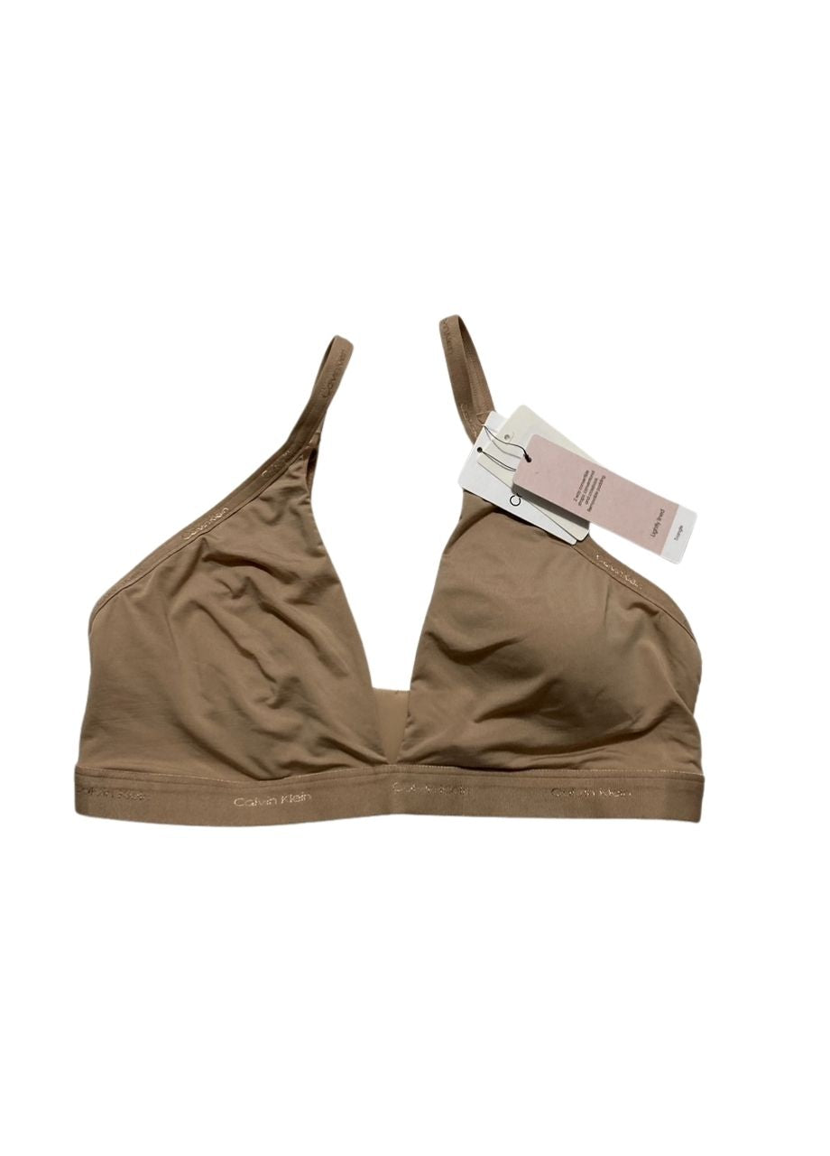 NWD CALVIN KLEIN Form to Body Lightly Lined Triangle Bralette CEDAR L