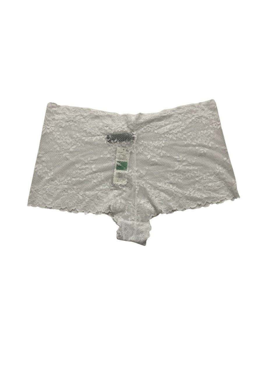 NATORI Heavenly Lace Boyshort WHITE L