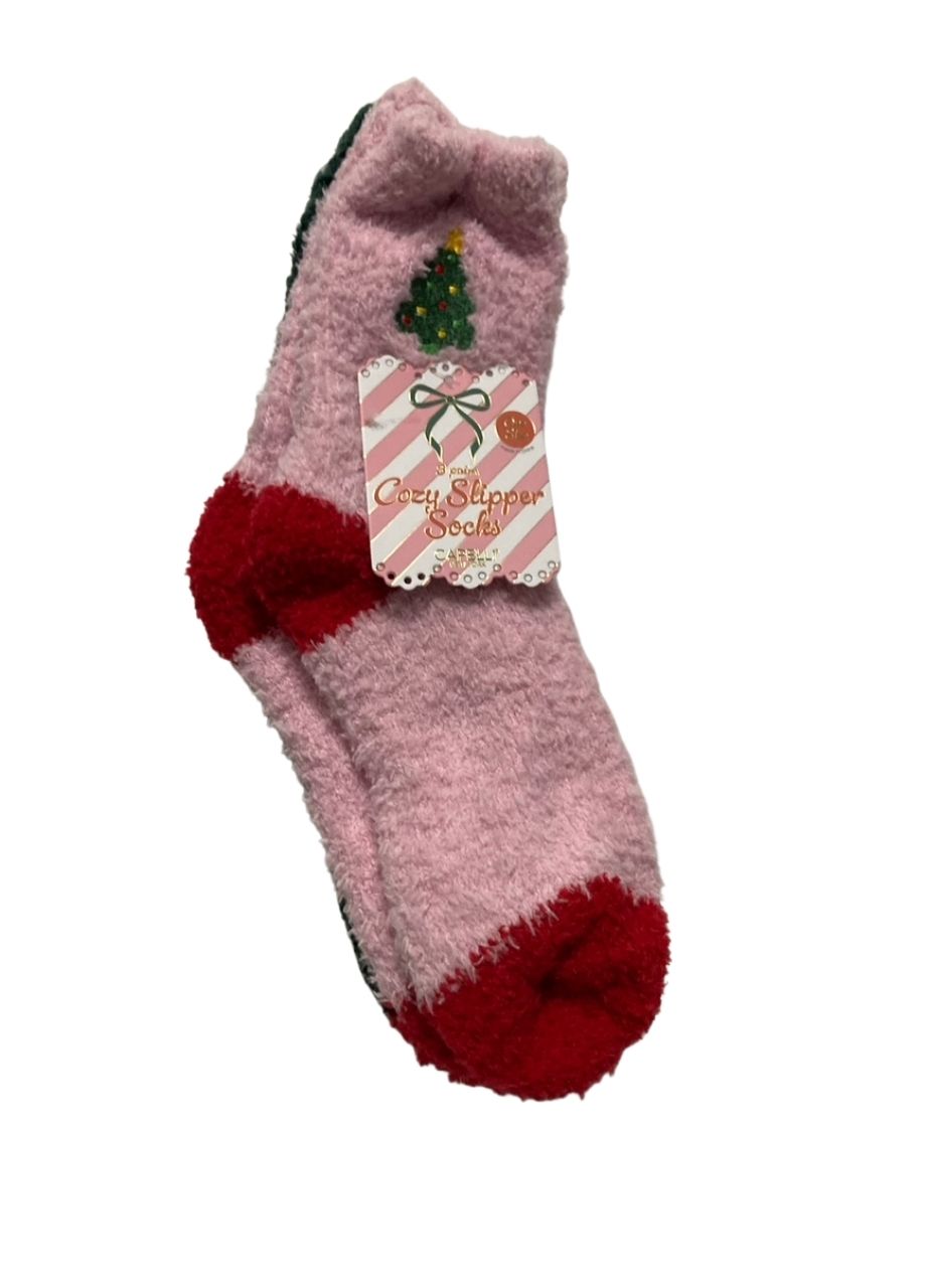 CARELL cozy slipper socks ASSORTED ONE SIZE