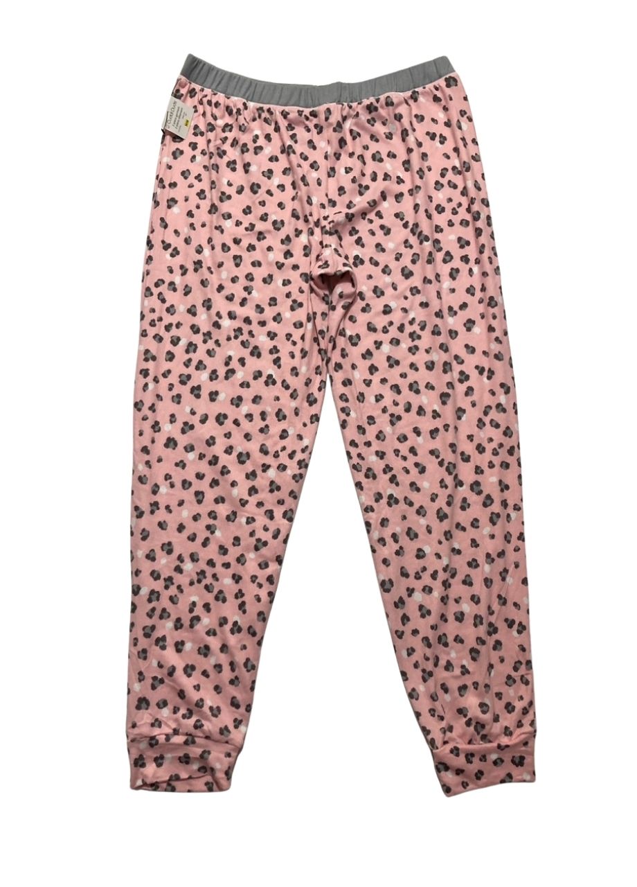 CUDDL DUDS Brushed Sweater Knit Long Sleeve Pajama Set PINK