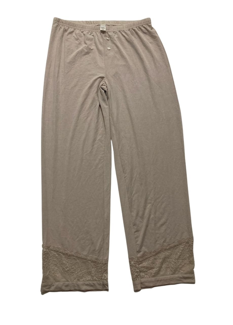FLORA NIKROOZ Franny Pajama Set BEIGE M