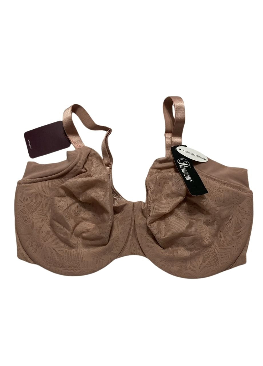 FELINA Jessamine Unlined Side Smoothing Minimizer Bra ROSE TAN 42G