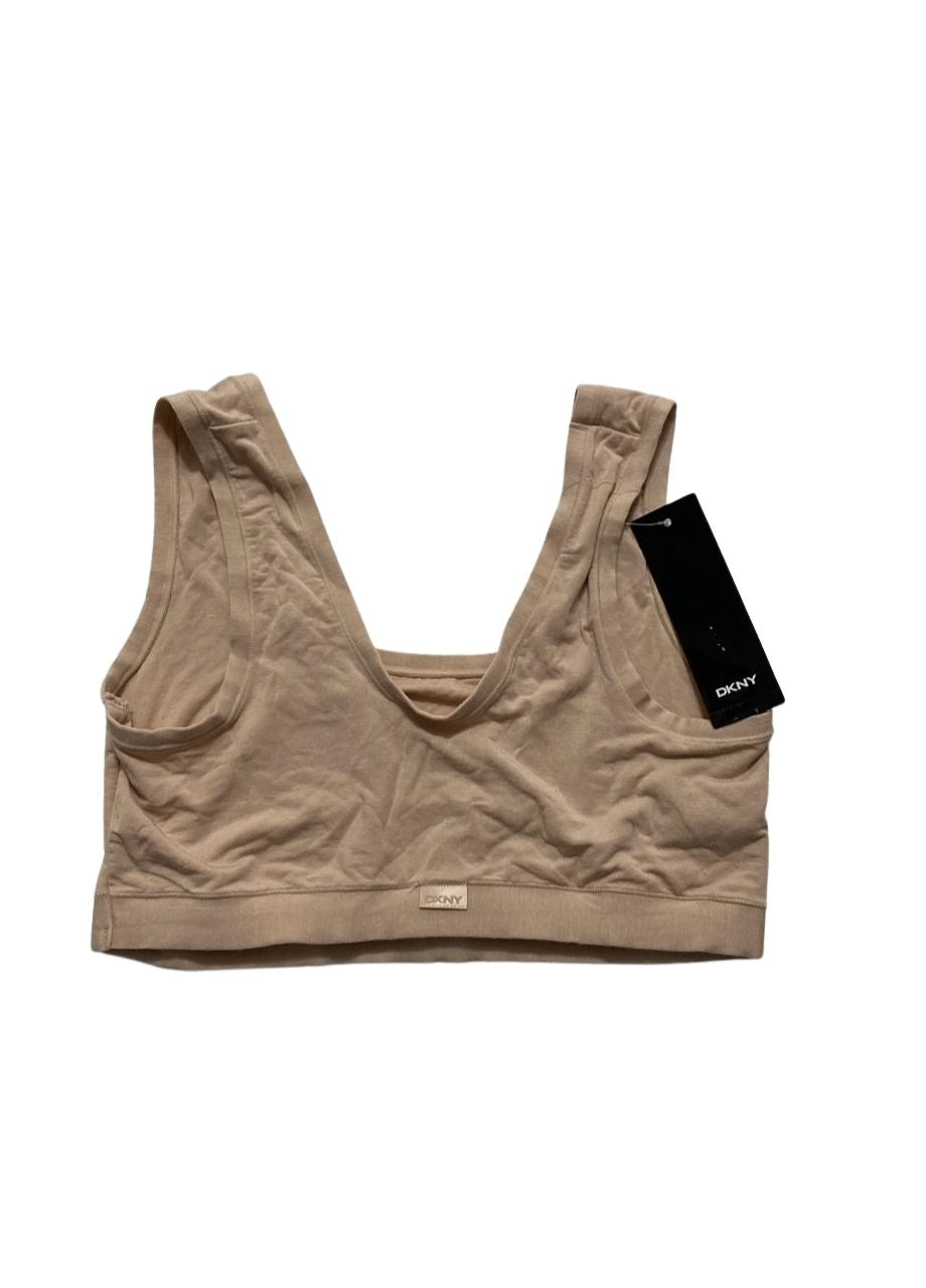 DKNY Modal Scoop Neck Bralette CASHMERE L