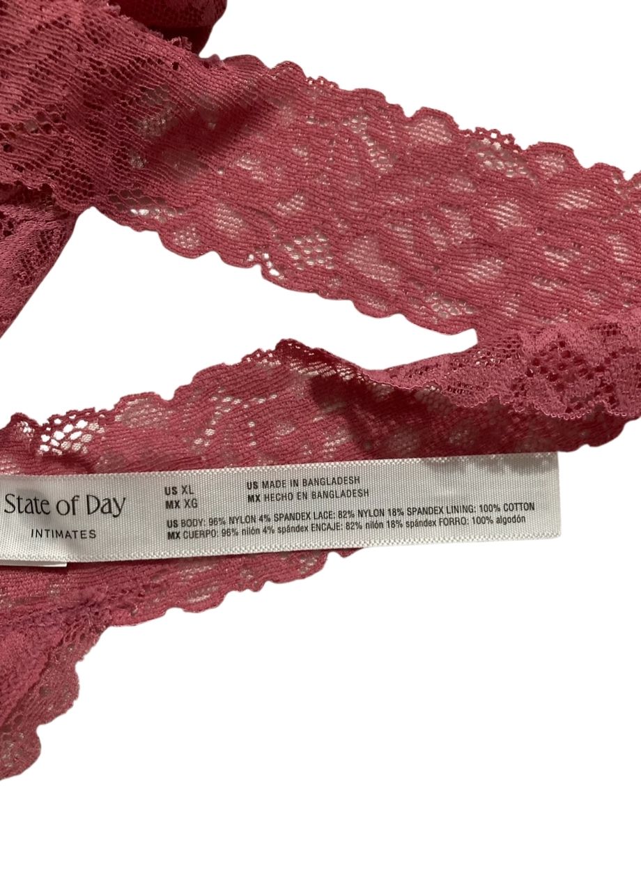 STATE OF DAY Panties Thong PINK XL