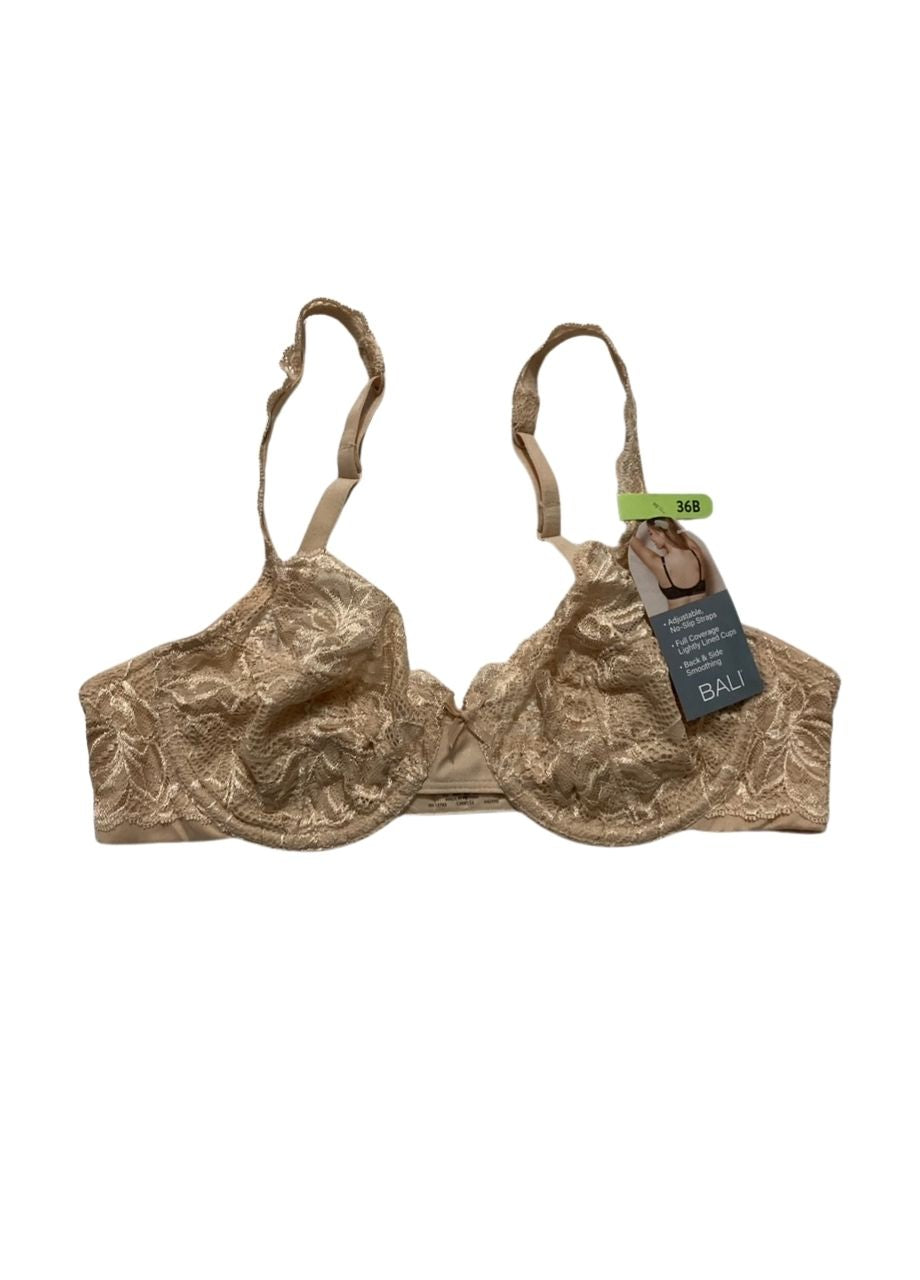 BALI Lace Desire Non-foam Underwire bra BEIGE 36B