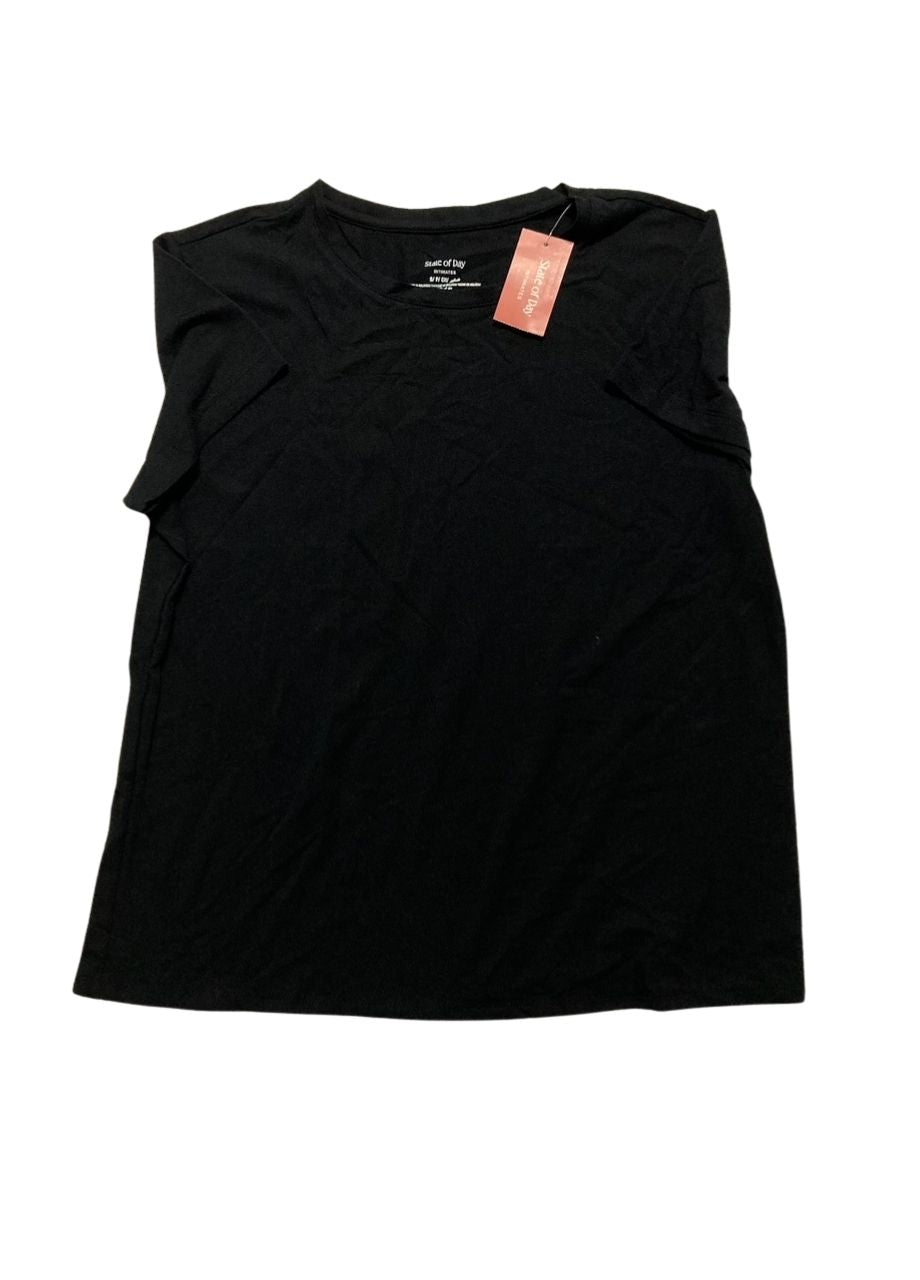 STATE OF DAY Chemise pajama top BLACK