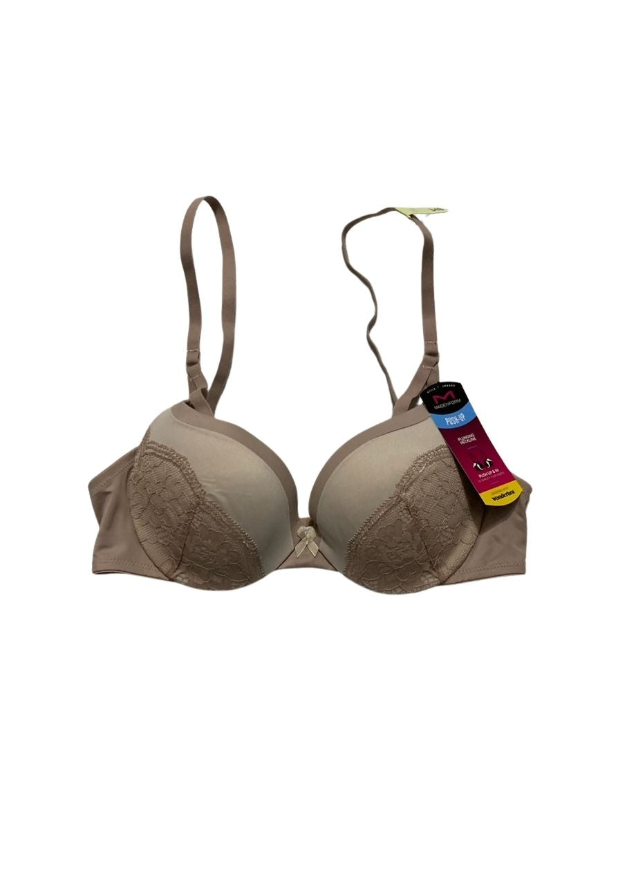 MAIDENFORM The Lift Lace Demi Push-Up Bras EVENING BLUSH 34B