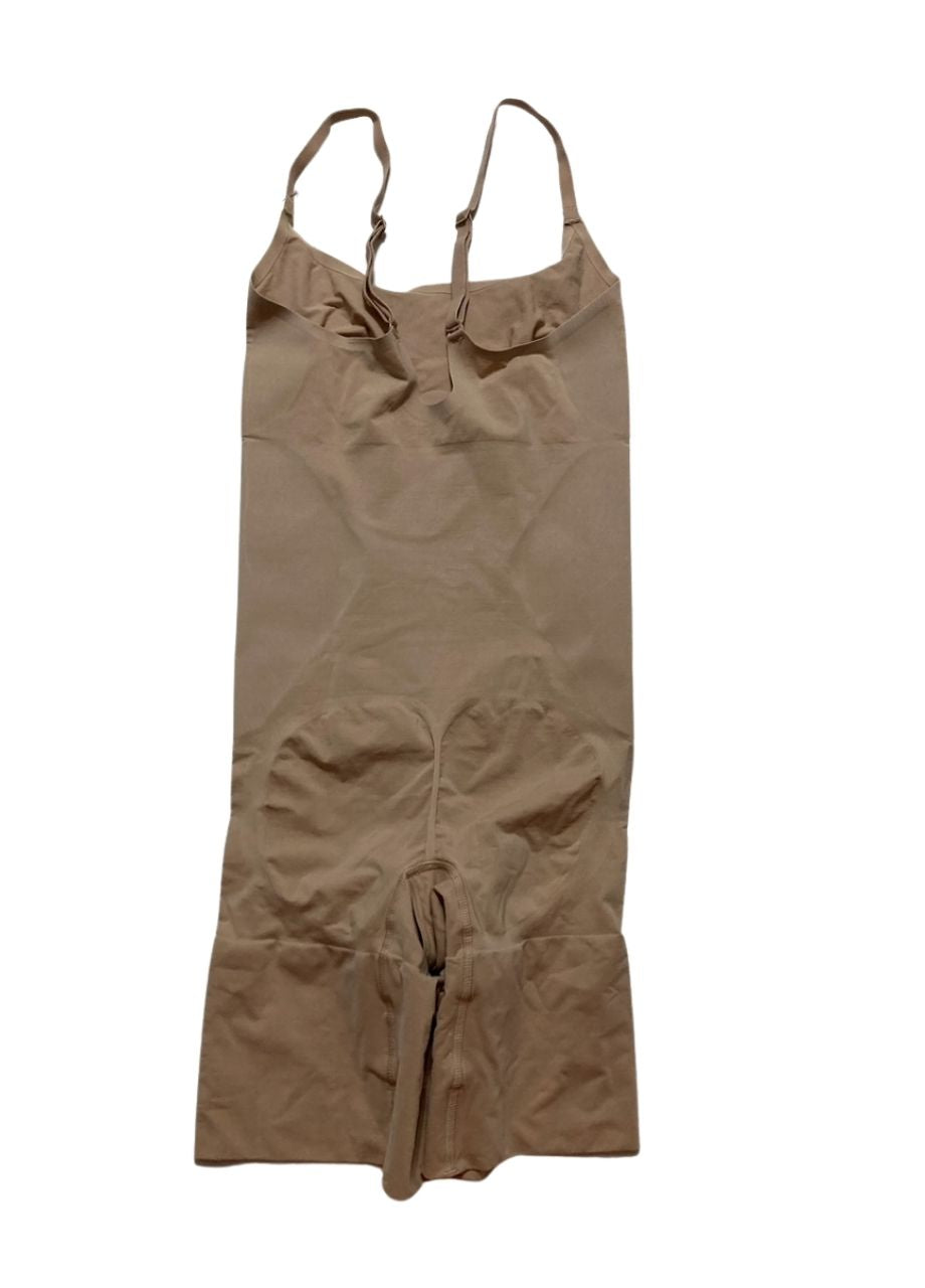 CALVIN KLEIN Shapwear Secure Sculpt Mid-Thigh Bodysuit CEDAR S