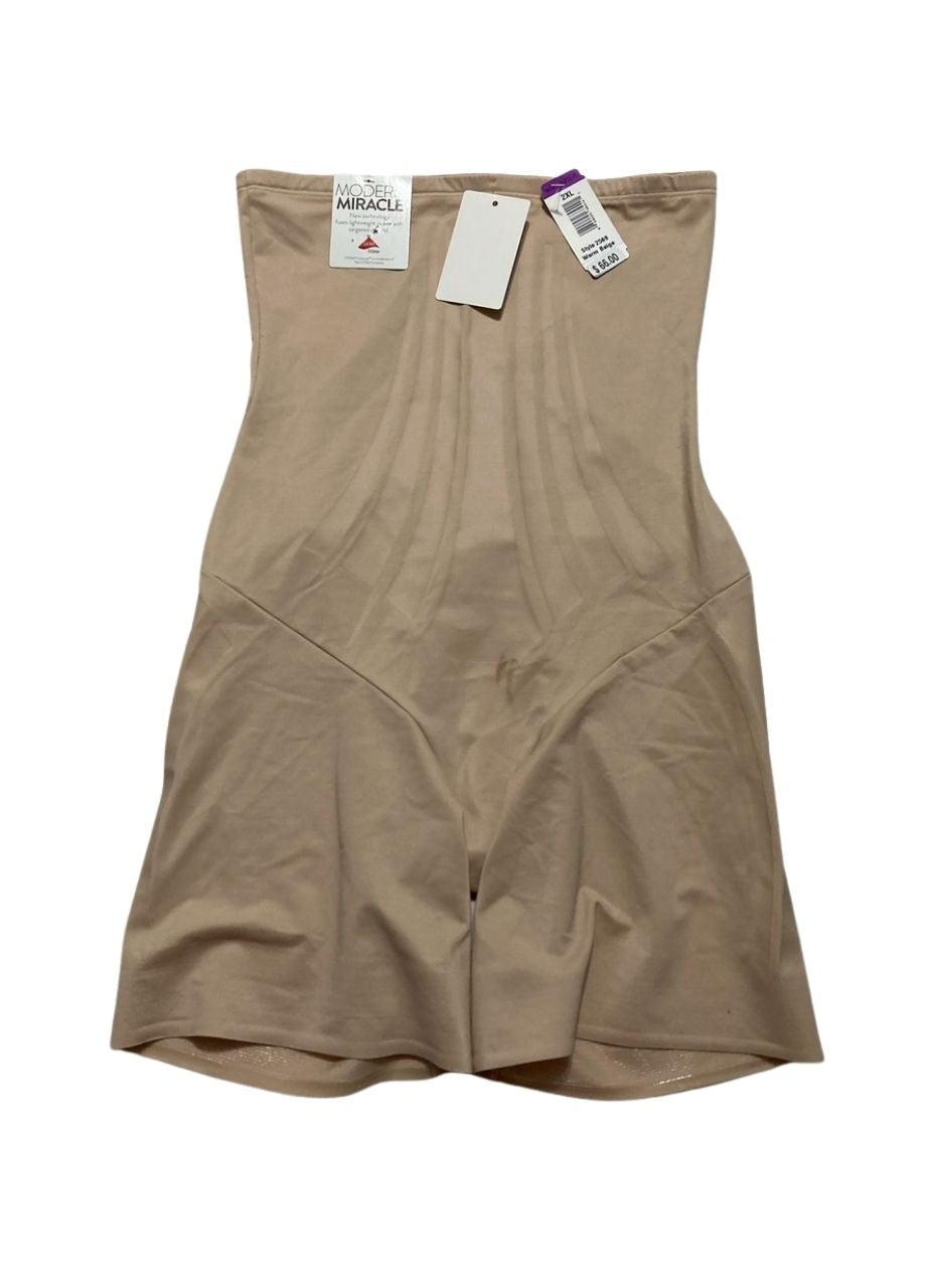 MIRACLESUIT Extra Firm Lycra Fit Sense High-Waist Thigh Slimmer WARM BEIGE	2XL
