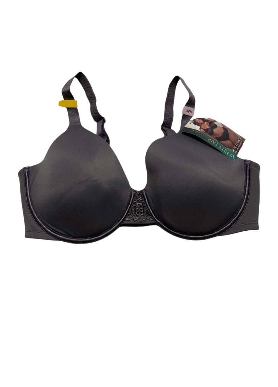 VANITY FAIR Full Figure Beauty Back Smoothing Bra STEELE VIOLET 38D