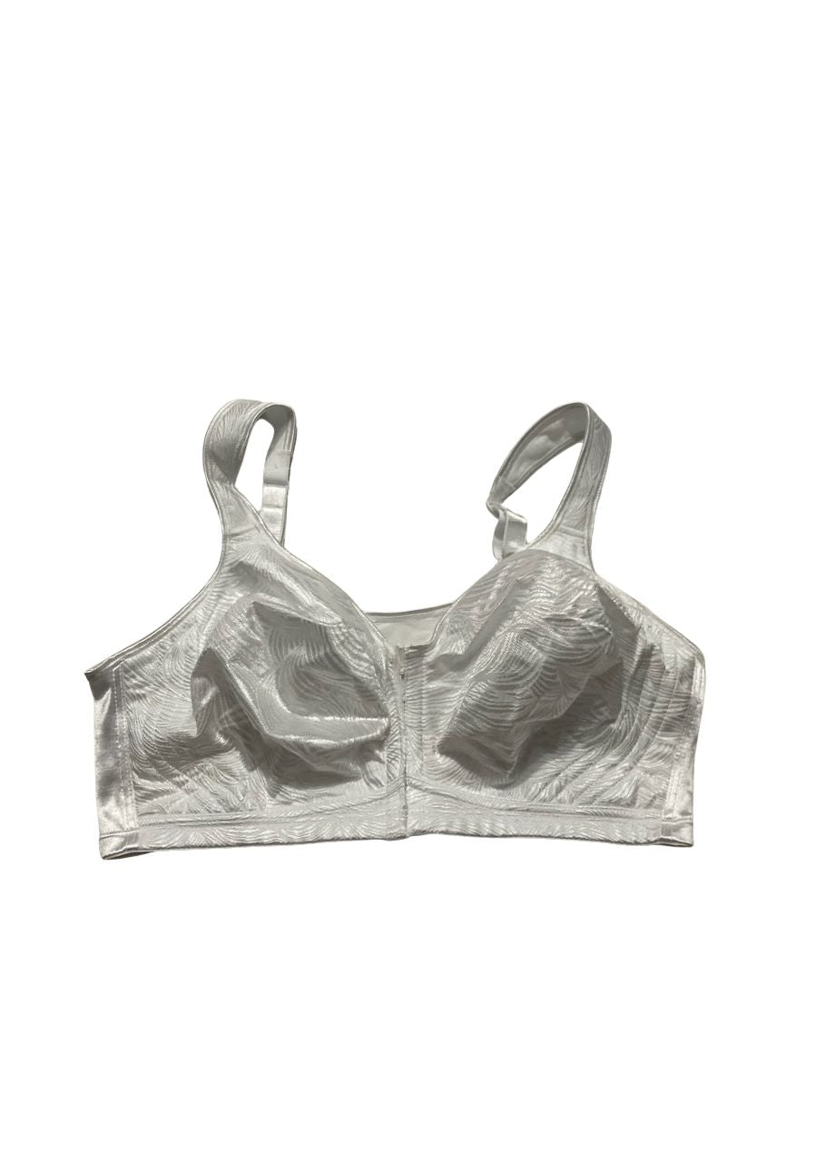 PLAYTEX Front Close Wirefree Back Support Posture Full Coverage WHITE 40D