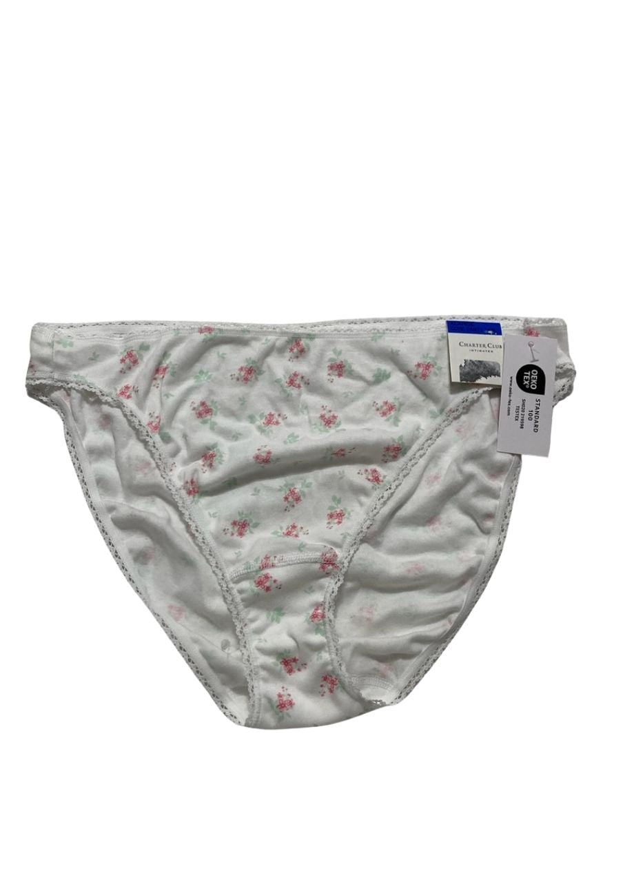 CHARTER CLUB Everyday Cotton Bikini Underwear ARIELLE DITSY XL