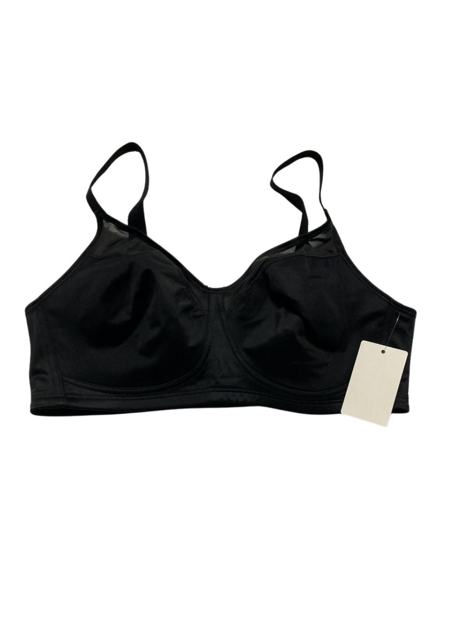 PLAYTEX 18 Hour Minimizer Smoothing Full-Coverage Wireless T-Shirt BLACK 36D