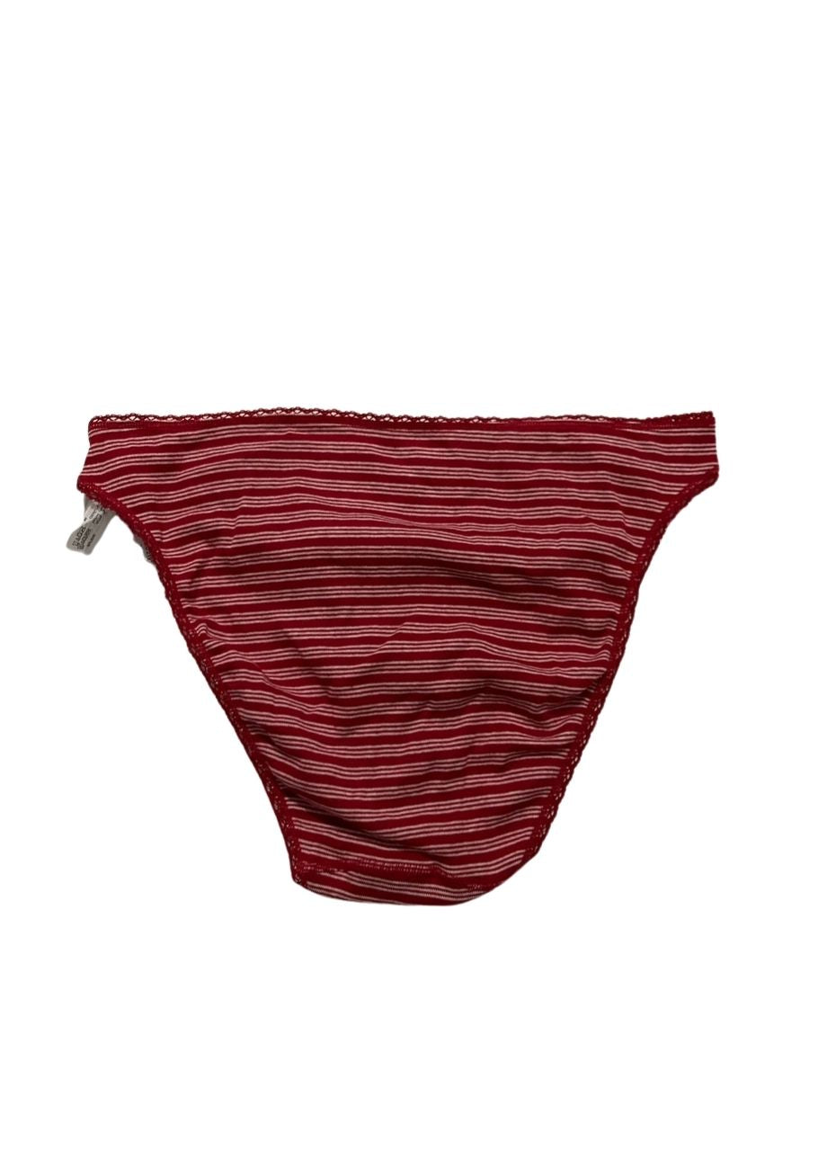 CHARTER CLUB Everyday Cotton Bikini Underwear RED L