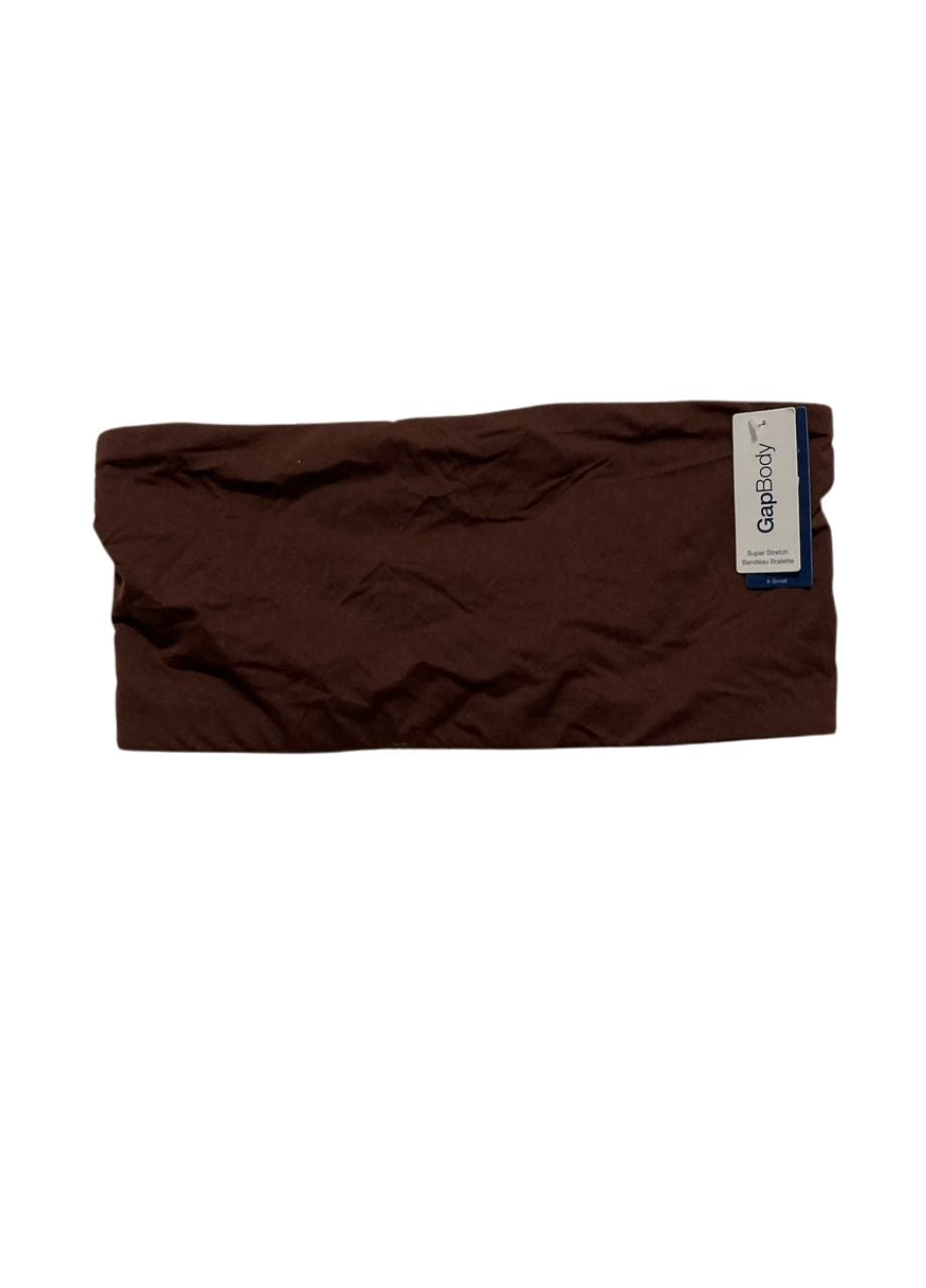 GAPBODY Super Stretch Bandeau Bralette WARM DARK BROWN XS