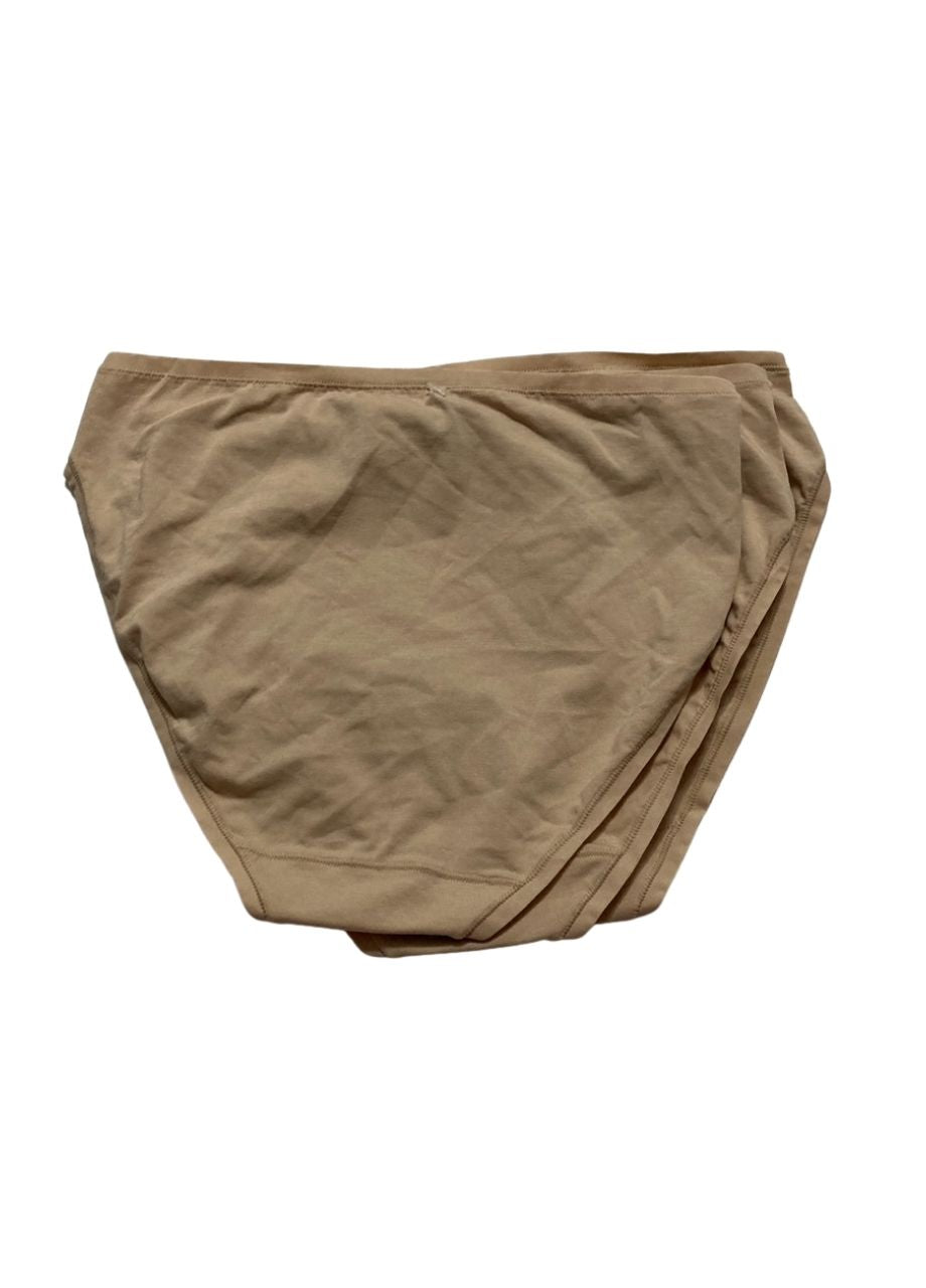 NATORI Bliss Bare Cotton Bikini 3-pack BEIGE M