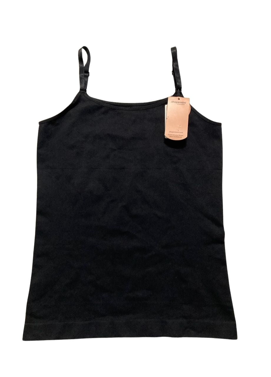 SHAPERMINT Essentials All Day Every Day Scoop Neck Camisole BLACK 2XL