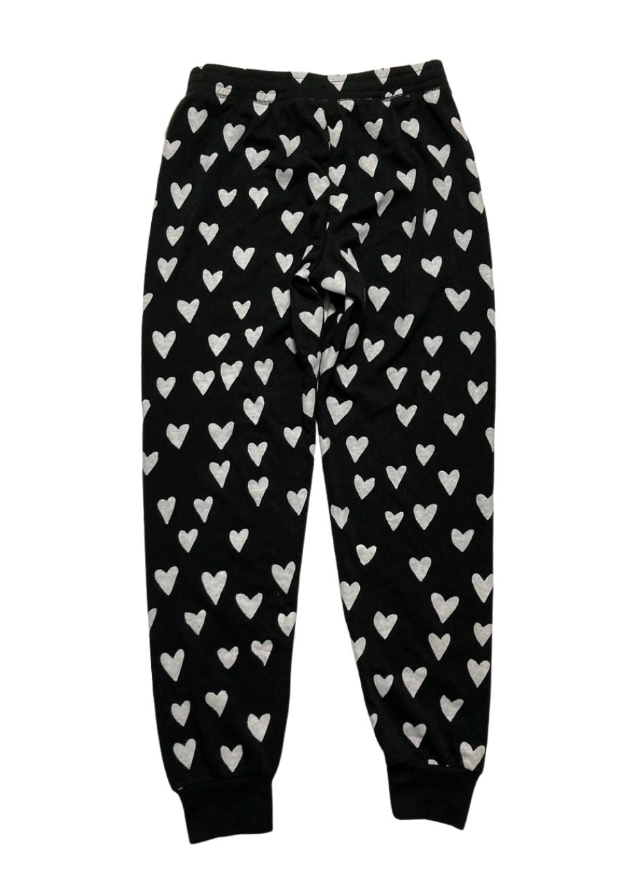 AQUA Fleece Jogger Lounge Pants BLACK S