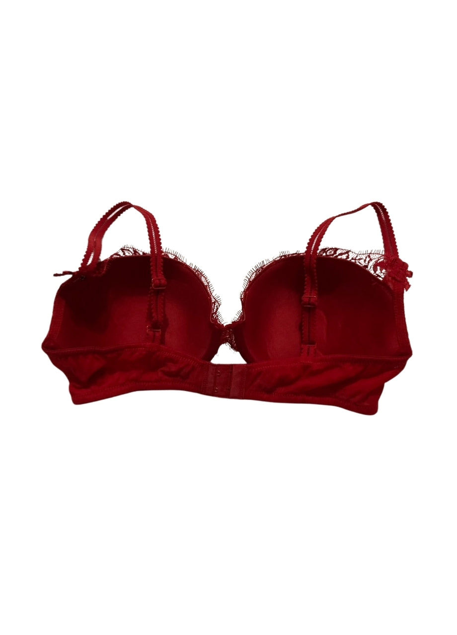 B.TEMPT´D Lace Demi Contour Underwire Bra RED 36D
