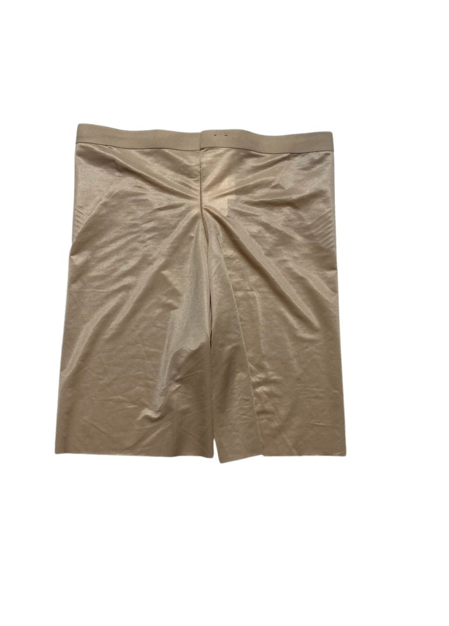 SPANX Stretchy Fit Quick-Dry Fabric Elasticized Waistband CHAMPAGNE BEIGE S